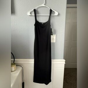 Wild Fable Black Midi Dress